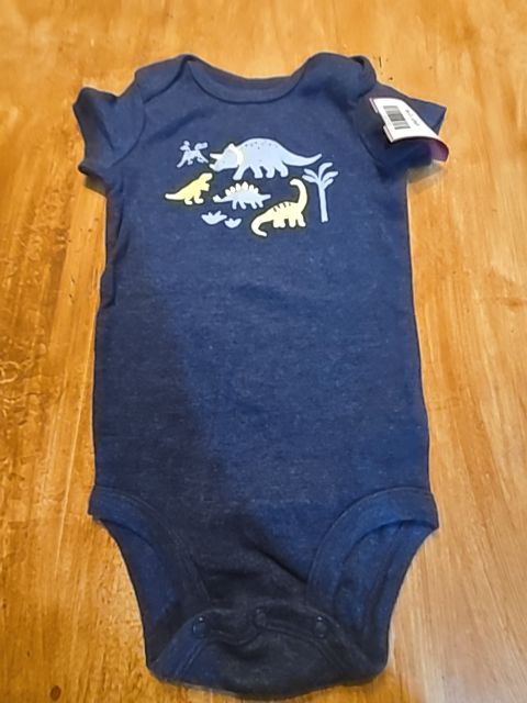 Navy Dino Carters Onesie, 6M B