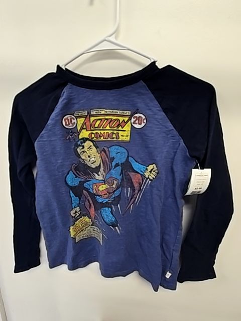 Blue/Navy Superman Gap Longsleeve Shirt, 8 B