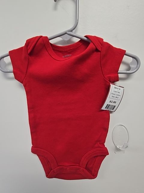 Red Carters Onesie, 3M B