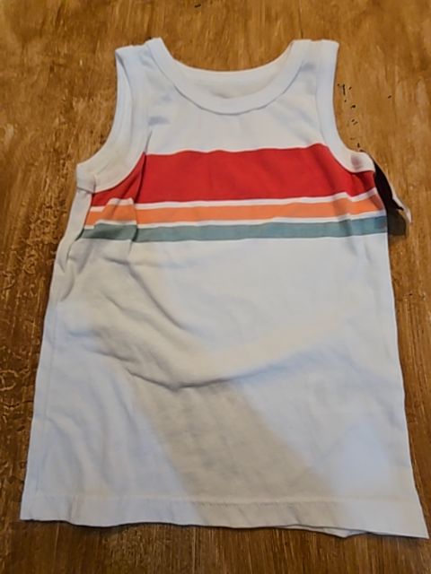 White/Red/Blue Garanimals Tank Top, 2T B
