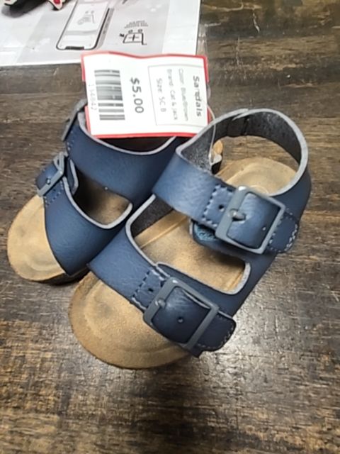 Blue/Brown Cat & Jack Sandals, 5C B