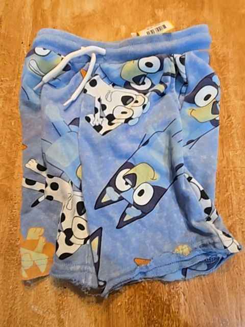 blue bluey bluey shorts, 4T B