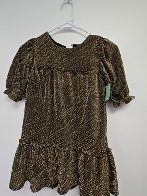 Gold/Black Wonder Nation Dress, 6 G