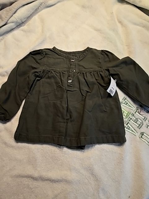 Green Carters Longsleeve Shirt, 2T G