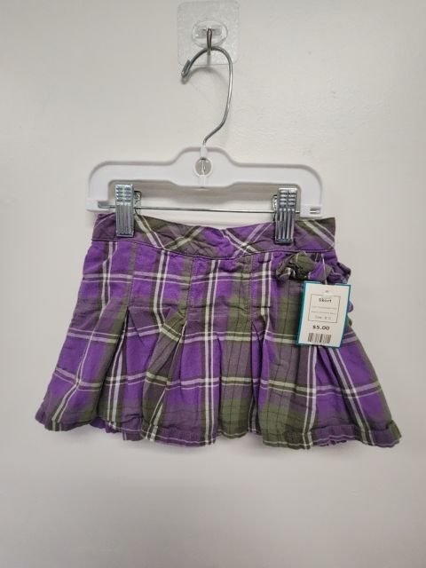 Purple/Green Plaid Childrens Place Skort, 3t G