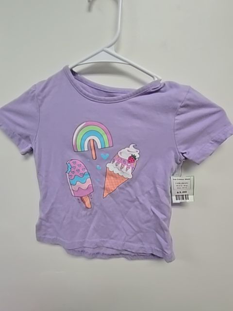 Purple Bcg Ice Cream Shirt, 4T G