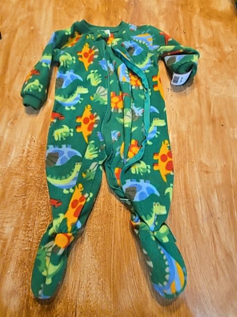 Green Dino Childrens Place Sleeper, 12M B