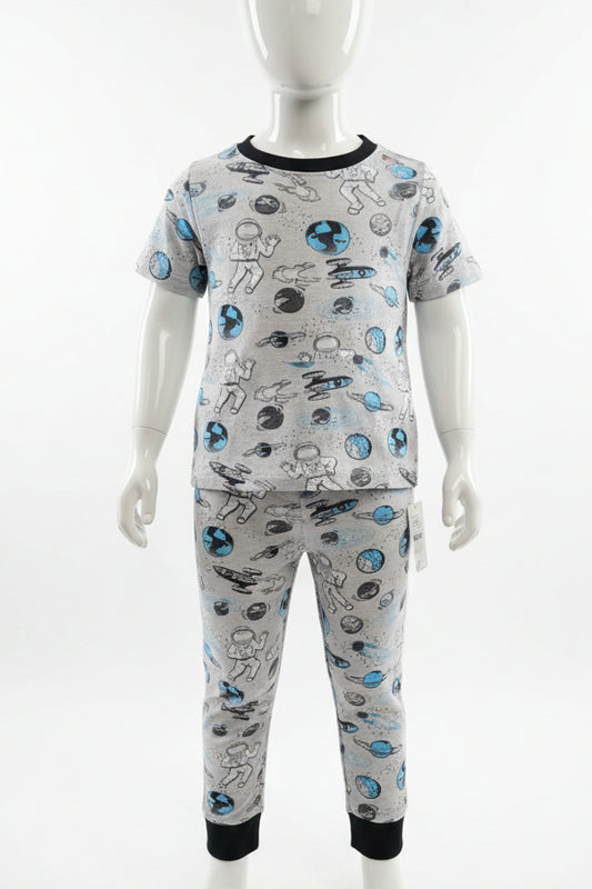 Grey/Blue/White Space Members Mark Pjs, 5T B