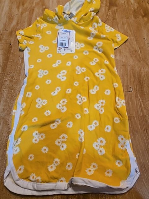 Yellow/White Flowers Vine And Valley Dress, 6 G