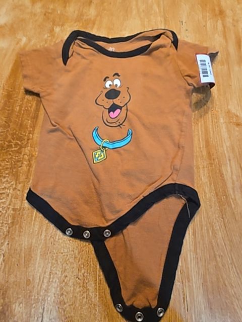 Brown/Black Scooby Doo Outfit, 6M B