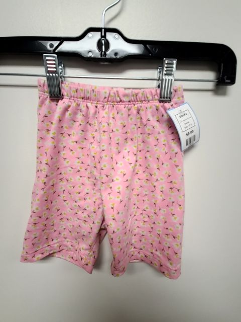 Pink/White Flower  Shorts, 3T G