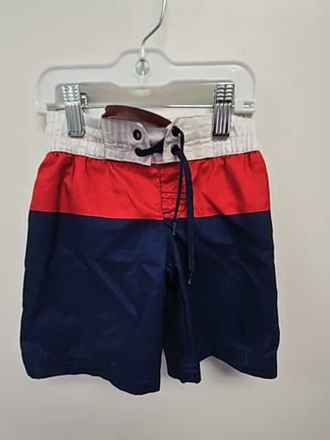Red/White/Blue Crazy 8 Swim Trunks, 2T B