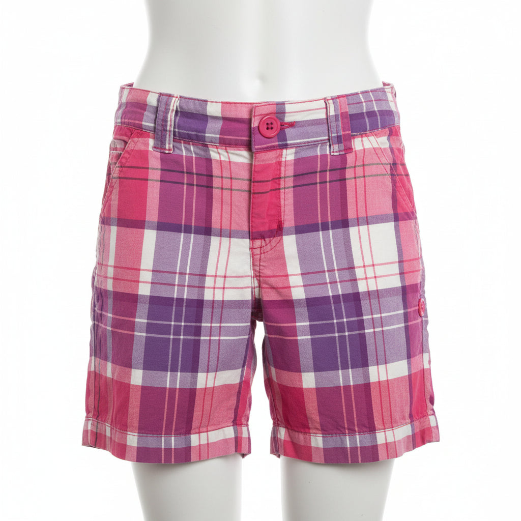 Pink/Purple Plaid Cherokee Shorts, 4T G