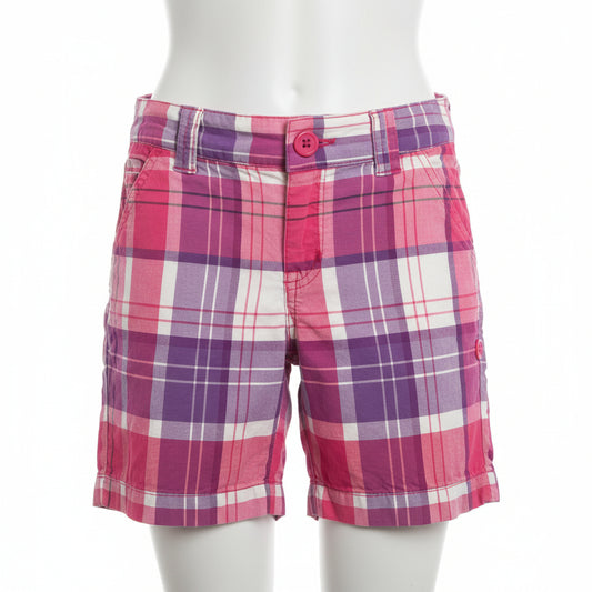 Pink/Purple Plaid Cherokee Shorts, 4T G