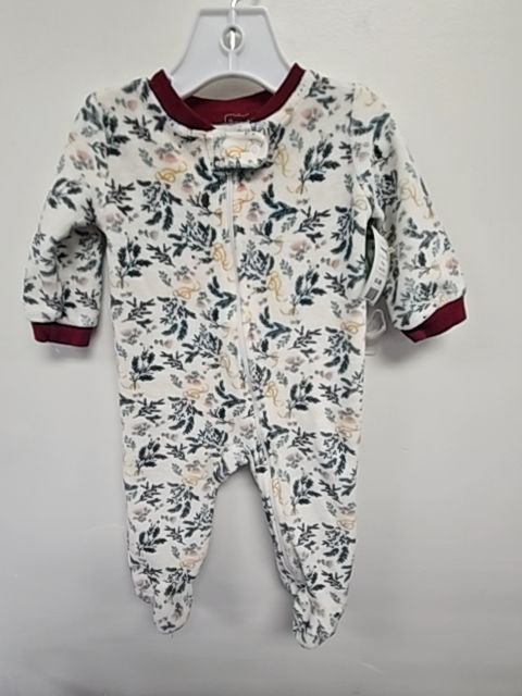 Red/White/Green Flower  Sleeper, 3M G