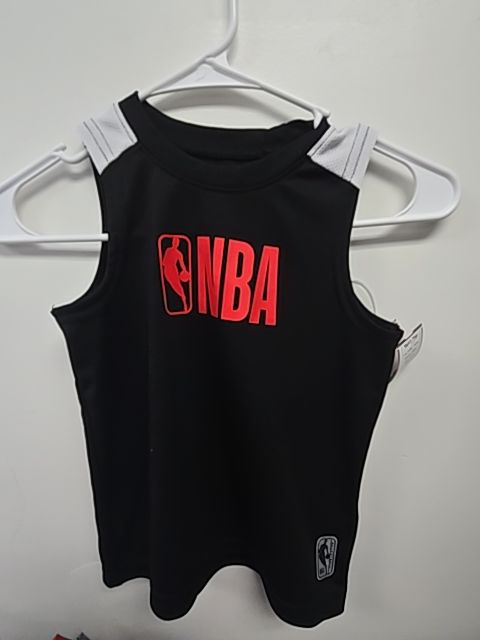 Black/White/Red NBA Tank Top, 4T B