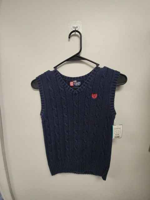 Navy Chaps Sweater Vest, 7 B