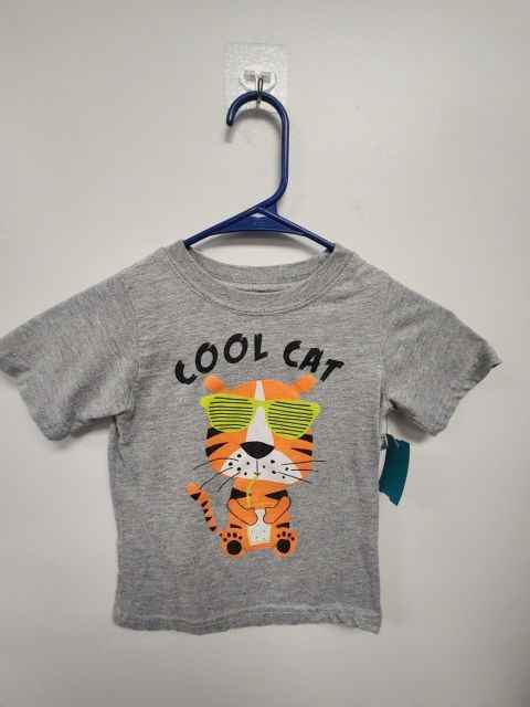 Grey Tiger Swiggles Shirt, 4T B