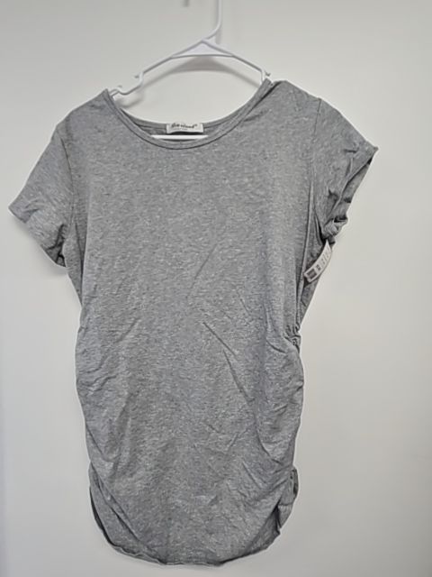 Grey Bearsland Maternity Shirt, Large