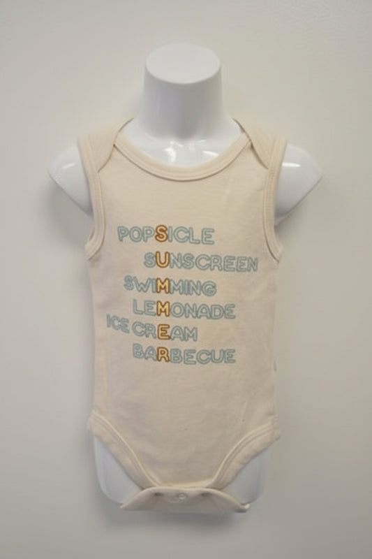 Tan Koala Baby Tank Top Onesie, NB B