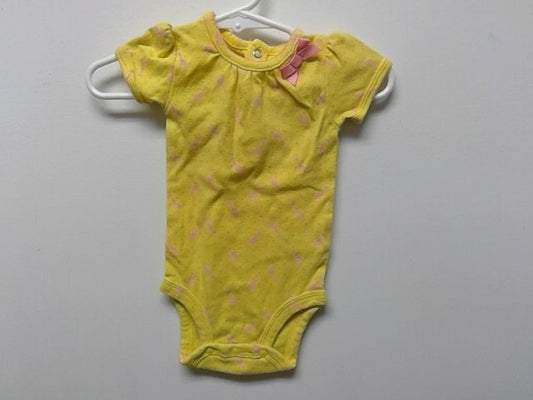 Pinyellowk Simple joy Pink giraffe onsie, NB G