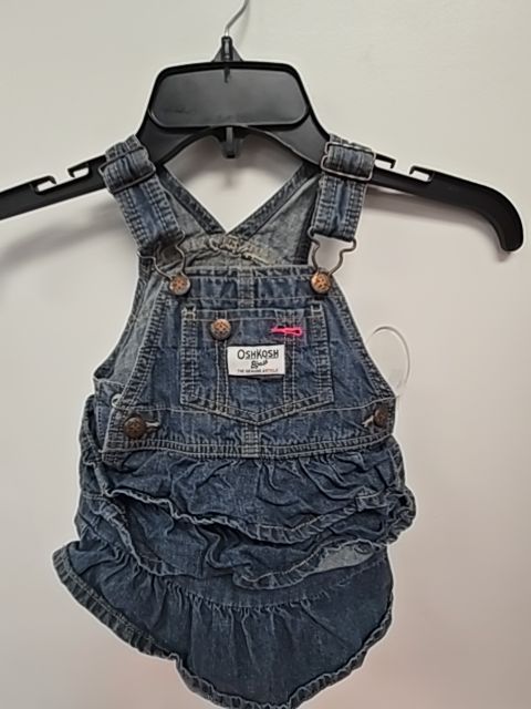 Blue Jean OshKosh Bib Dress, 12M G