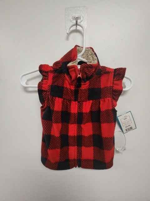 Red/Black Plaid Carters Vest, 3M G