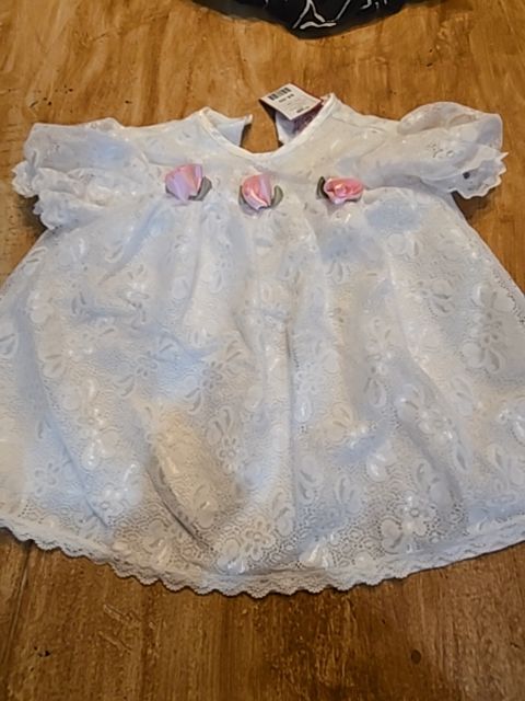 White Primrose Pink Dress, 18M G