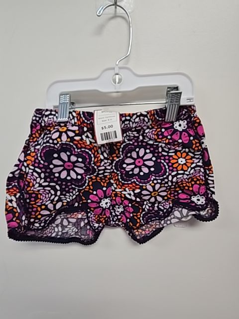Navy/Pink/White/Orange Flowers Gymboree Shorts, 6 G