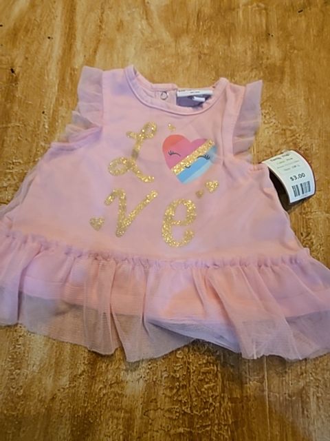 Pink Emporio Baby Tank Top, 6M G