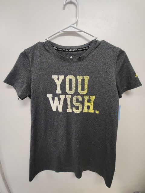grey Adidas You Wish Tshirt, 14 G