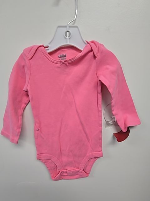 Pink Carters Longsleeve Onesie, 6M G