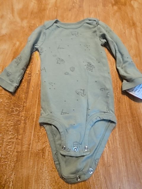 Green Dragon Carters Longsleeve Onesie, 9M B