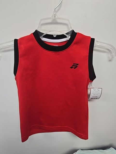 Red/Black Pro Athlete Tank Top, 2T B