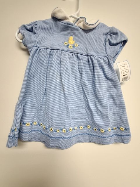 Blue/White Striped Carters Dress, 9M G