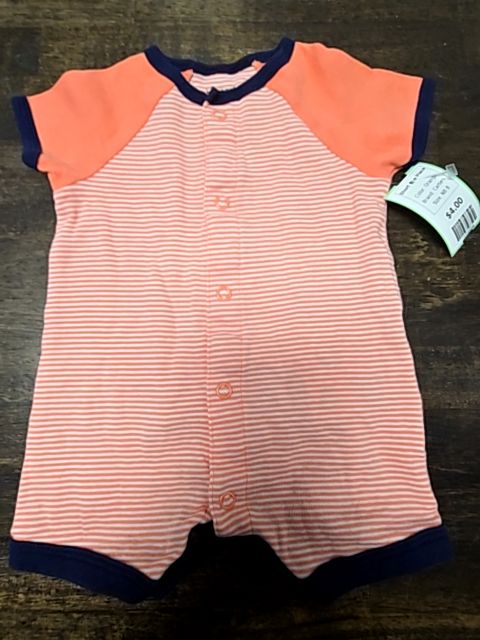Orange Carters Short One Piece, NB B