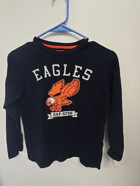Navy Gap Longsleeve Shirt, 8 B