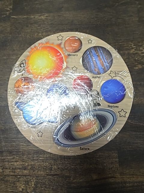 Wooden Planet Puzzle