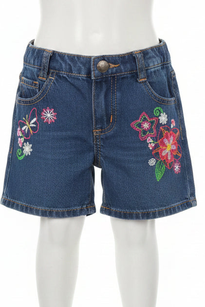 Blue Jean/Flower Faded Glory Shorts, 4T G