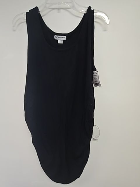 Black Oh! Mama Maternity Tank Top, Large