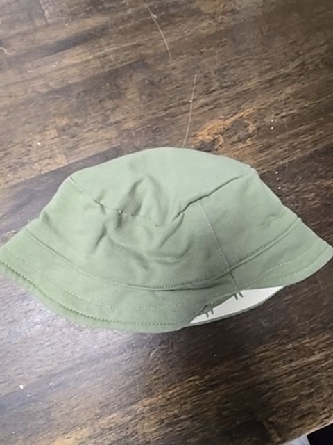 Green Rabbit + Bear Sun Hat, 6-9M B