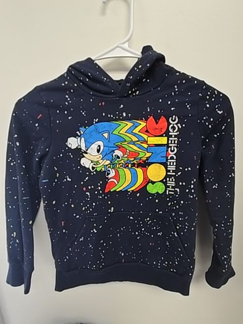 Navy Sonic Hoodie, 7 B