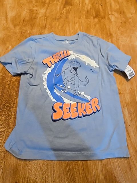 Blue Surfing Dino Garanimals Shirt, 3T B