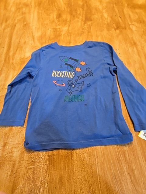 Blue Space Garanimals Longsleeve Shirt, 2T B