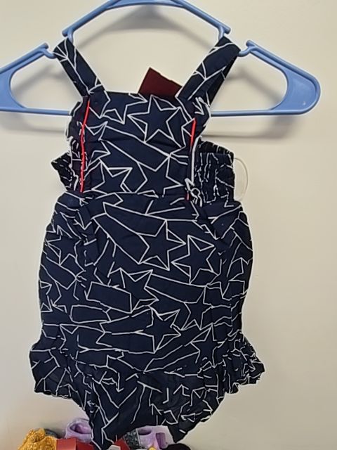 Navy/White/Red Stars Cat & Jack Dress, 3T G