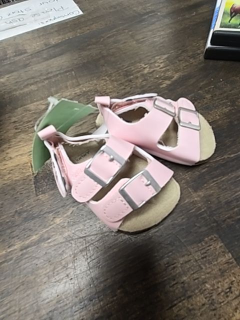 Pink Carters Sandals, NB G