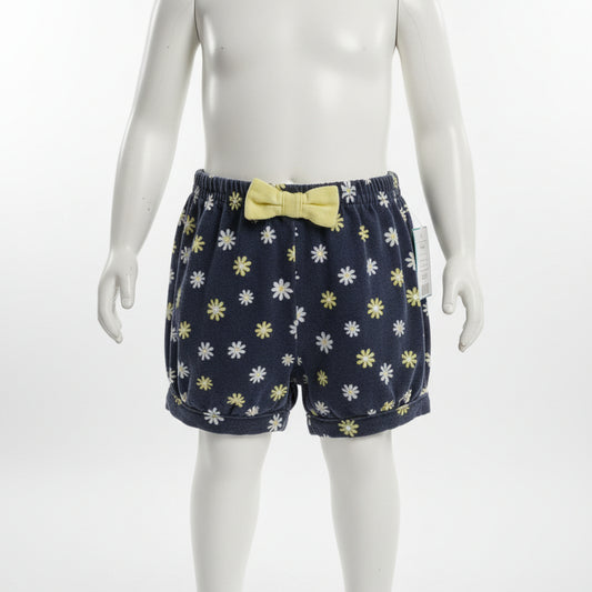 Navy/White/Yellow Flower Garanimals Shorts, 18M G