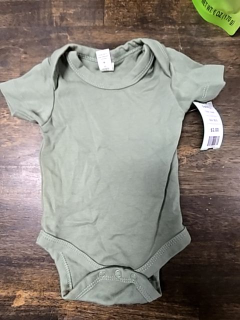 Green Colored Organics Onesie, NB B