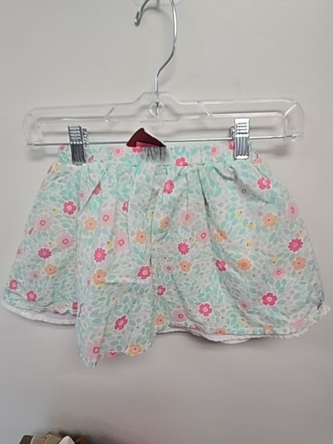 Blue/Pink/White Flowers Issac Mizrahi Skirt, 5T G