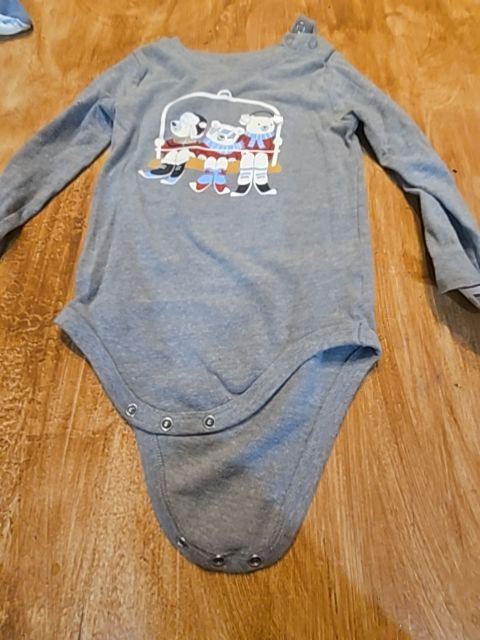 Grey Garanimals Longsleeve Onesie, 2T B